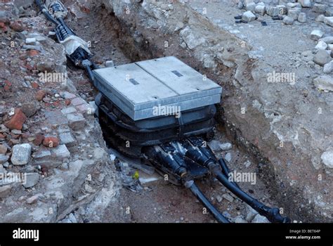 communication box electrical|underground telephone cable box.